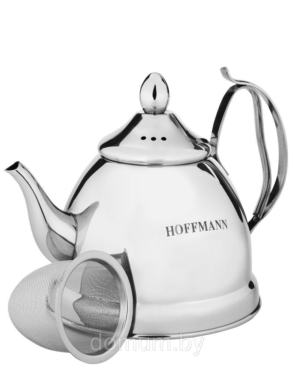 Заварочный чайник с ситечком 1.2л Hofmann НМ-5514