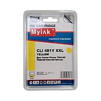 Картридж Canon PIXMA TS6140/TS8140/TS9140/TR7540/TR8540 (MyInk) CLI-481Y XXL жёлтый 12 мл