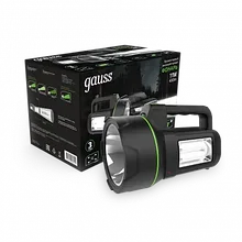 Фонарь прожекторный Gauss аккумуляторный GFL602 11W 400lm Li-ion 4800mAh LED