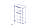 Шкаф 3х-ств. 1200 штанги+ полки малые (Белый/ Белый) Горизонт Мебель, фото 4