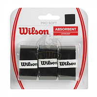 Обмотка для теннисной ракетки Wilson Pro Soft Overgrip (черный) (арт. WRZ4040BK)