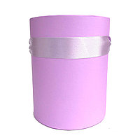 Коробка шляпная, D12/H15 см, светло-лиловый