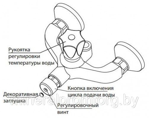 Смеситель порционный для душа Varion 9520900 - фото 2 - id-p182277178