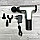 УЦЕНКА Массажер мышечный (массажный ударный пистолет) Fascial Gun Серебро, фото 9