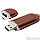 USBнакопитель (флешка) Business коричневая кожа, 16 Гб, фото 4