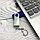 USB  накопитель с брелком (флешка) Twist , 32 Гб Синяя, фото 5