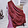 Плед флисовый Премиум 200 х 220 см (Северная Осетия) Рисунок Улей Кофейный меланж, фото 7
