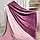 Плед флисовый Премиум 200 х 220 см (Северная Осетия) Рисунок Ромб Розовый шелк, фото 4