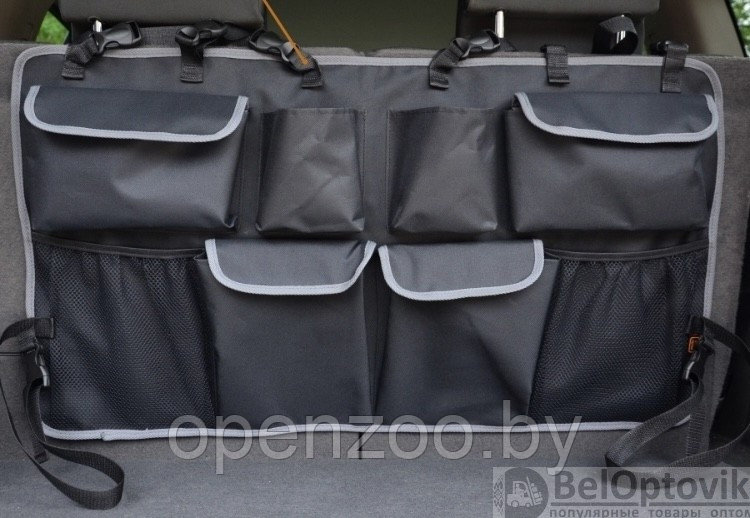 Органайзер на спинку заднего сиденья автомобиля, 5 отделений (86х50 см) - фото 4 - id-p182277835