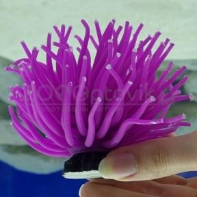 Vitality Декор из силикона Коралл мягкий 10x10x6.5 см. фиолетовый