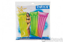 Надувной пляжный матрас Neon 183х76см Intex