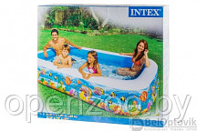 Надувной детский бассейн Family 305x183x56см Intex
