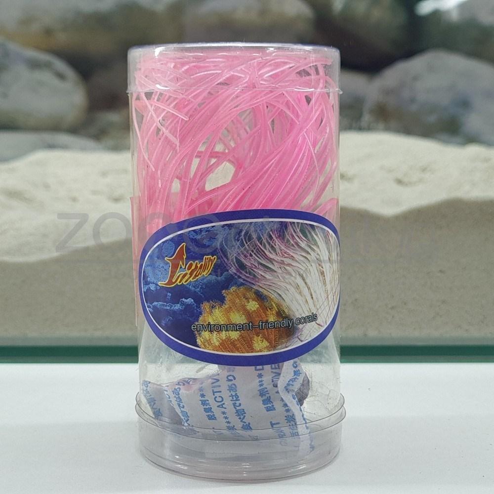 Meijing Aquarium Декор из силикона Коралл розовый мягкий (2.5x2.5x15) - фото 5 - id-p182278107