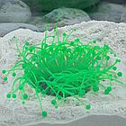 Meijing Aquarium Декор из силикона Коралл зеленый светящийся (7.5x7.5x10), фото 3