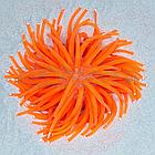 Meijing Aquarium Декор из силикона Коралл мягкий 13x13x10 см. оранжевый, фото 3