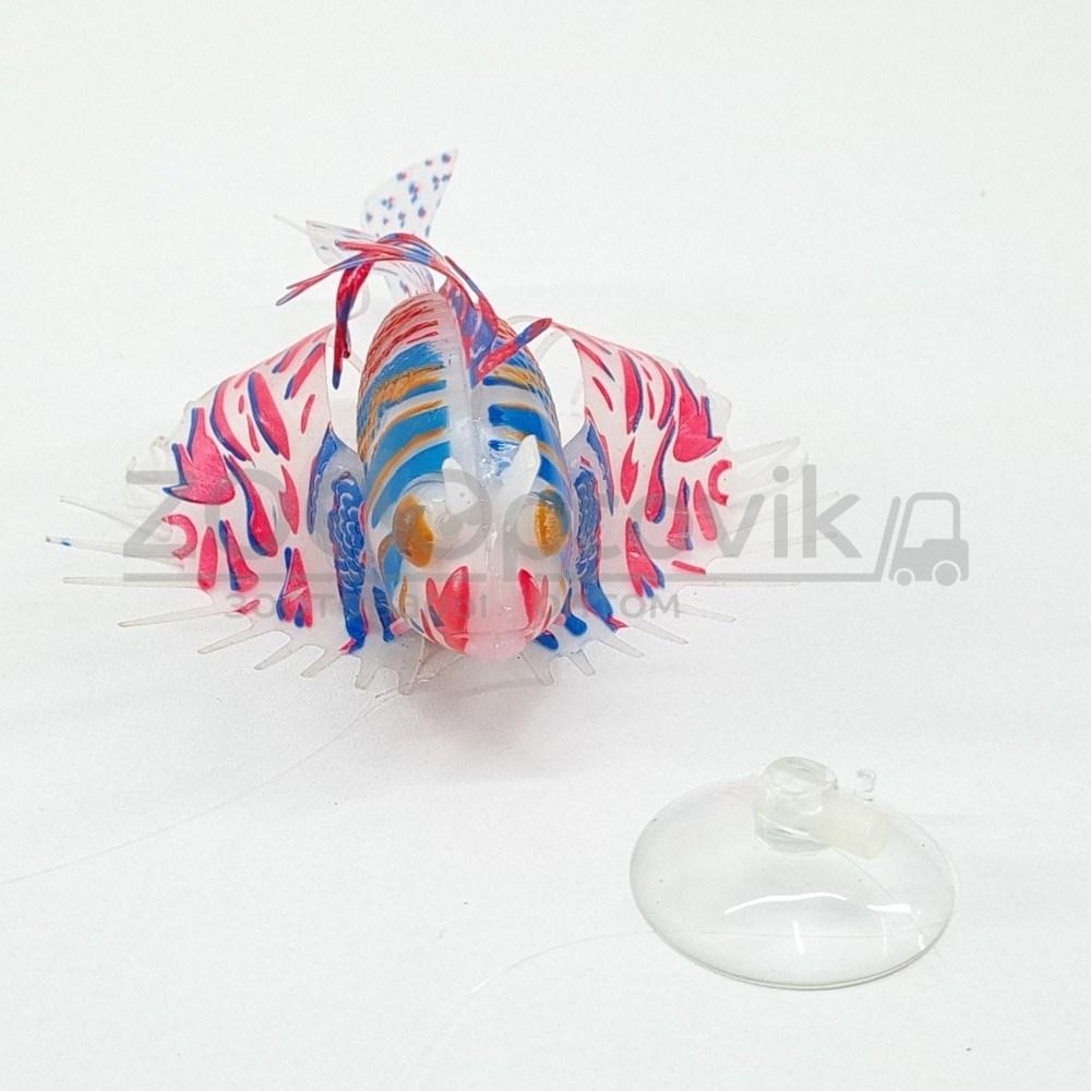 Meijing Aquarium Декор из силикона Крылатка плавающая Розовый - фото 5 - id-p182278139