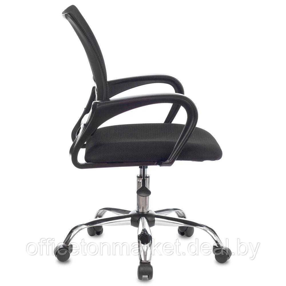Кресло для персонала Бюрократ "CH-695NLTSL", сетка, ткань, металл, черный - фото 3 - id-p168819797