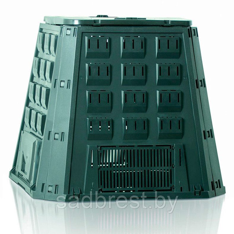 Компостер садовый пластиковый модульный EvoGreen 420 л зеленый