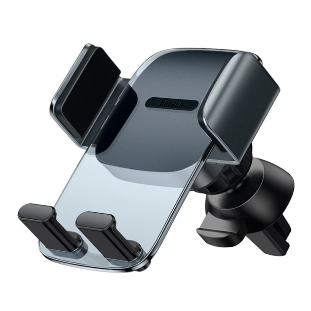 Автомобильный держатель Baseus SUYK000101 Easy Control Clamp Car Mount Holder крепление в воздуховод черный - фото 2 - id-p182335483
