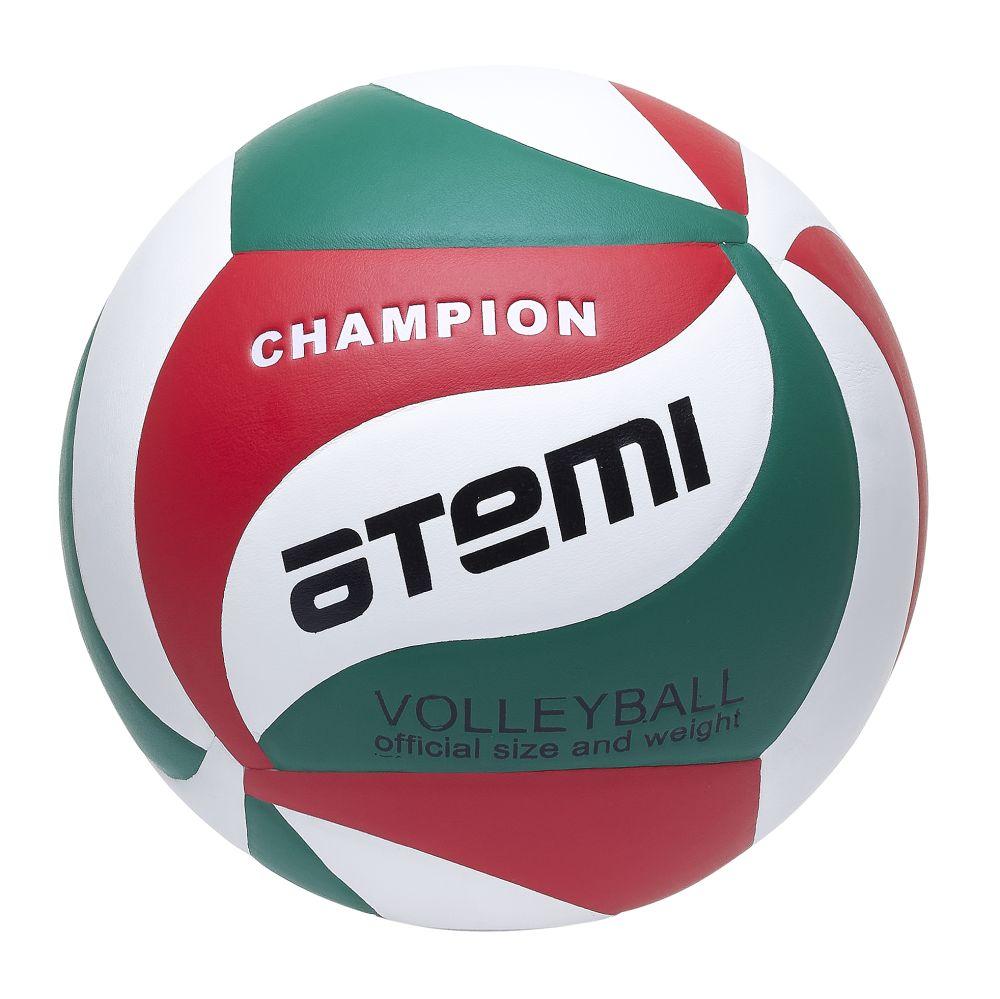 Мяч волейбольный №5 Atemi Champion green/white/red, фото 1