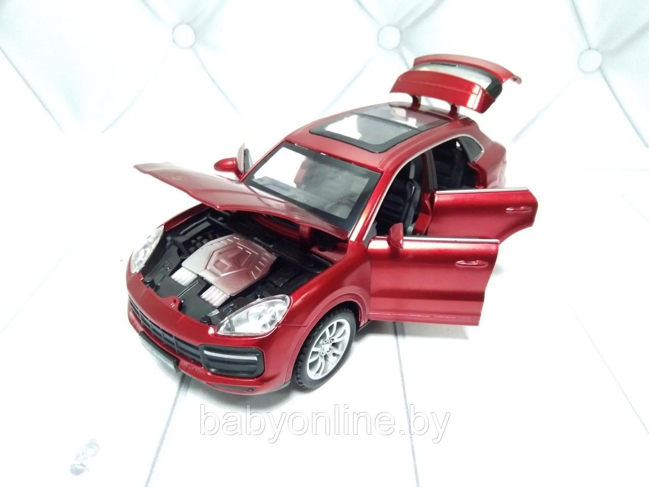 Машинка металл Porsche Cayenne открываются капот, двери, багажник арт VB32491 - фото 3 - id-p172606766
