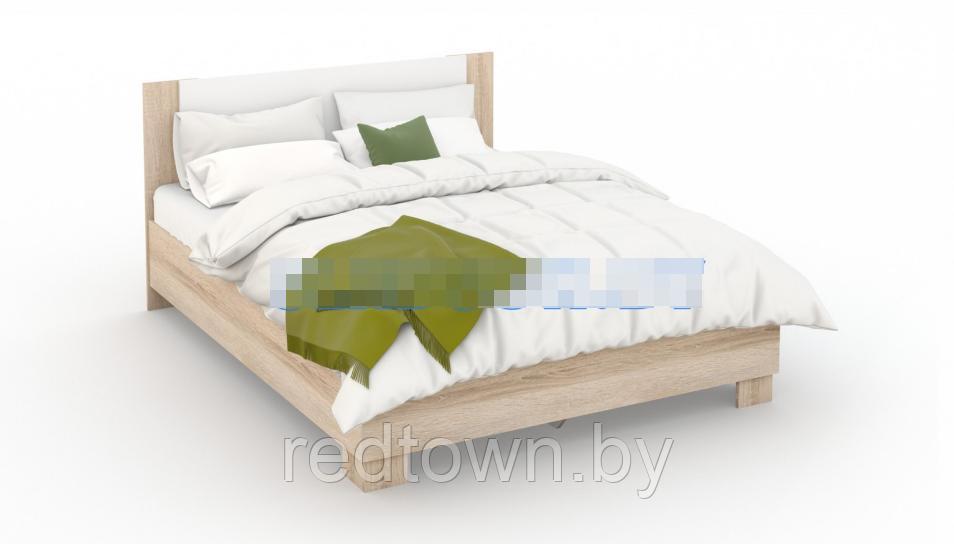 Кровать "Аврора" с основанием:90;120;140;160(3 цвета) - фото 1 - id-p182349671