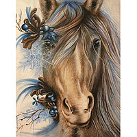 Набор для творчества "Рисование по номерам" 40*50см Красотка лошадь