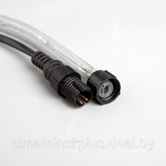 Световой шнур Luazon Lighting 10 мм, IP44, 20 м, 24 LED/м, 220 В, 8 режимов, свечение белое - фото 6 - id-p182350640