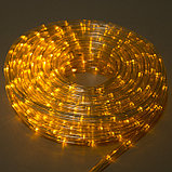 Световой шнур Luazon Lighting 10 мм, IP44, 20 м, 24 LED/м, 220 В, 8 режимов, свечение жёлтое, фото 8
