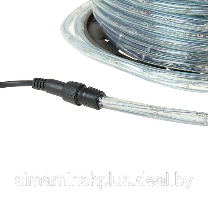 Световой шнур Luazon Lighting 11 мм, IP65, 100 м, 24 LED/м, 220 В, 2W, постоянное свечение, свечение белое - фото 3 - id-p182350644