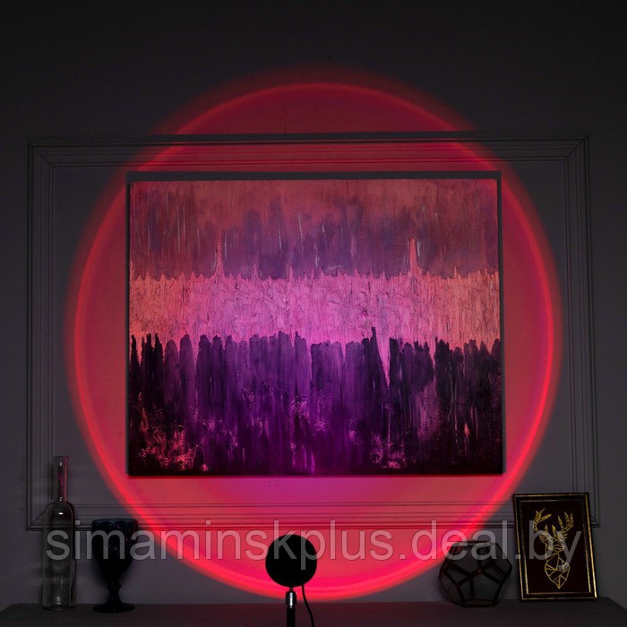 Световой прибор «Закат», 5 картриджей, регулировка высоты, свечение мульти (RGB), 5 В - фото 6 - id-p182351212