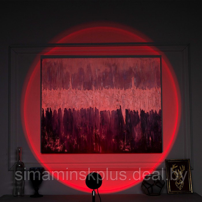 Световой прибор «Закат», 5 картриджей, регулировка высоты, свечение мульти (RGB), 5 В - фото 3 - id-p182351212