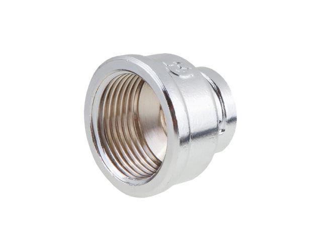 Муфта ред. вн.-вн. 1"x1/2" ХРОМ General Fittings (хром полир.)