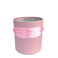 Коробка шляпная, D8/H9 см, пыльно-розовый 4690322937380 Коробка шляпная, D8/H9 см, пыльно-розовый