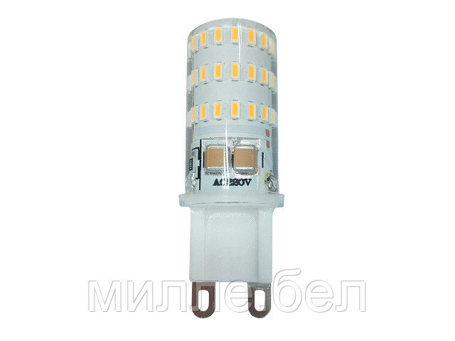 Лампа светодиодная PLED G9 5 Вт 230В 2700К JAZZWAY (25 Вт аналог лампы накал., 320Лм.) - фото 1 - id-p182354588