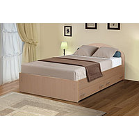 Кровать на уголках №3 с ящиками, 1600 × 2000 мм, цвет молочный дуб