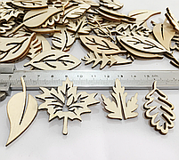 Набор для творчества "Листья" деревянные (комплект 20шт), фото 3