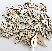 Набор для творчества "Листья" деревянные (комплект 20шт), фото 5