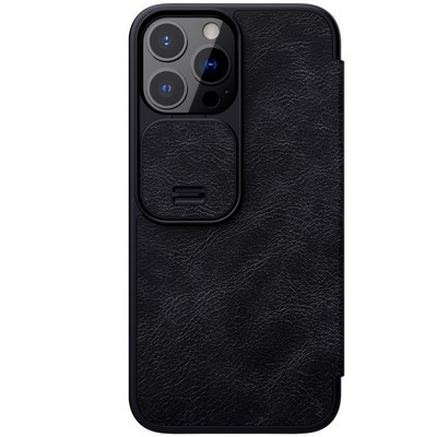 Кожаный чехол Nillkin Qin Pro Leather Case Черный для Apple iPhone 13 Pro - фото 2 - id-p182387371