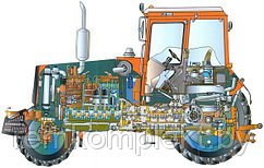 РК 22 Комплект, набор прокладок трансмиссии трактора  МТЗ-1221