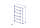 Шкаф 3х-ств. 1200 с полками (Белый/ Дуб Сонома) Горизонт Мебель, фото 4