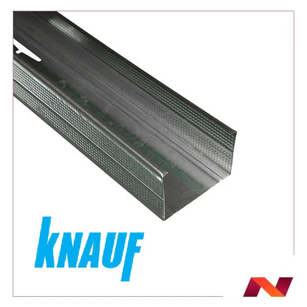 Профиль стоечный (CW) 50x50, толщ. 0,6мм, 3м (KNAUF)