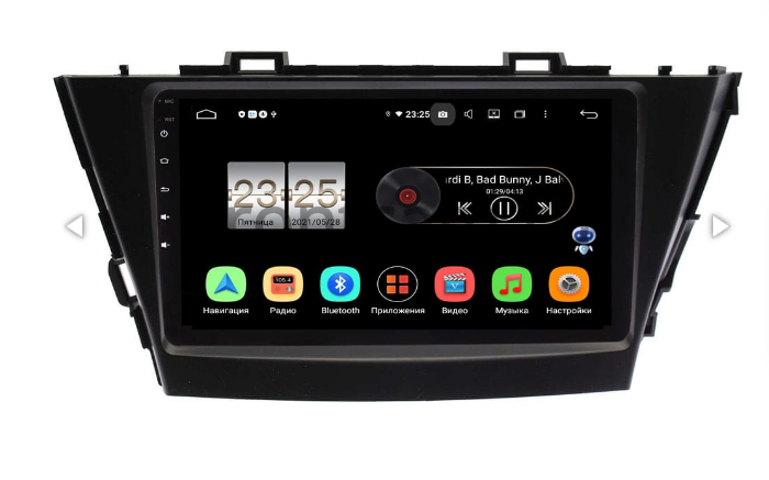 Татная магнитола Toyota Prius V (2011-2014) LeTrun PX609-9433 на Android 10 (4/64, DSP, IPS)