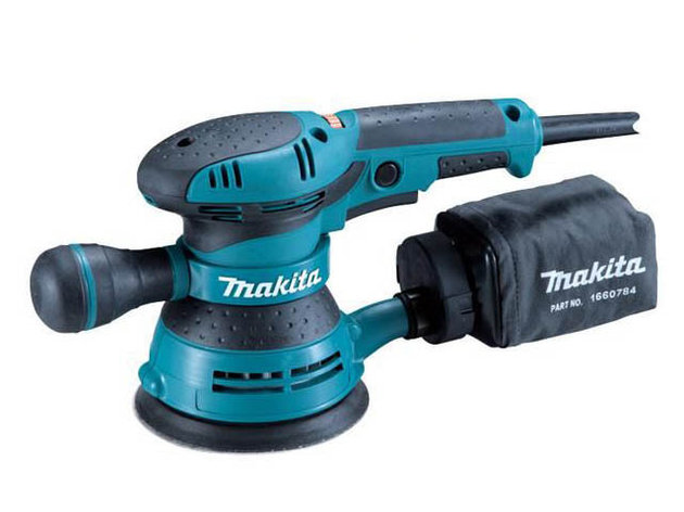 Эксцентриковая шлифмашина MAKITA BO 5041 в кор. (300 Вт, 125 мм, 4000 - 12000 кол/мин, регул. об.), фото 2