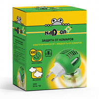 Комплект для уничтожения комаров: жидкость на 30 ночей и универс электрофум в инд уп (Nadzor)