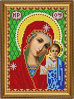 Алмазная мозаика на подрамнике 40х50 см. Икона Пресвятая Богородица Казанская