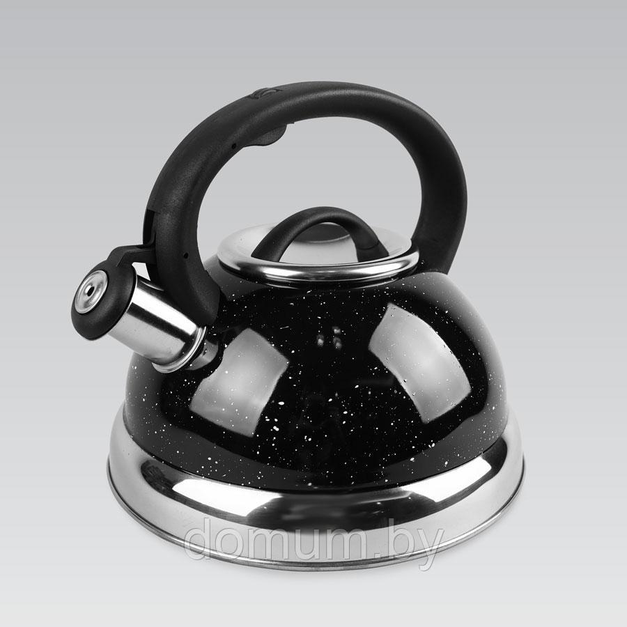 Чайник со свистком 3л Maestro MR-1313C (черный) - фото 1 - id-p182478989