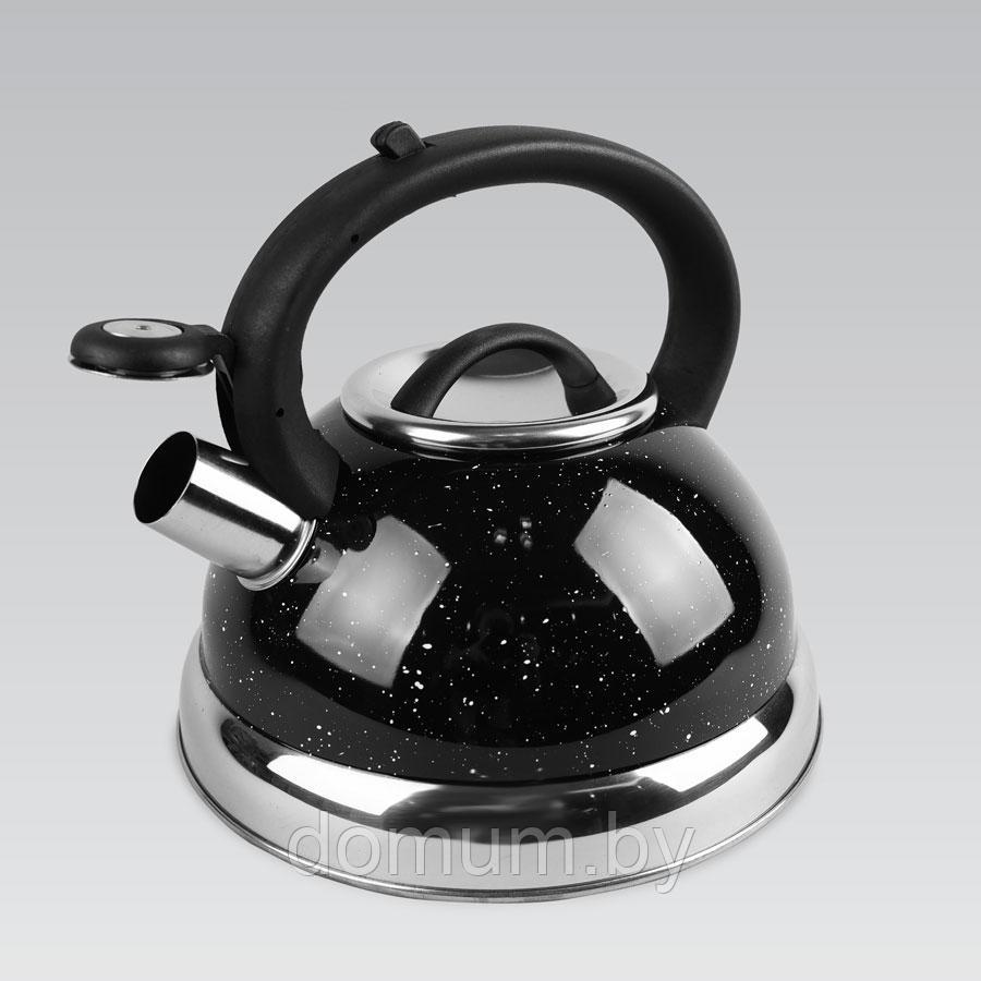 Чайник со свистком 3л Maestro MR-1313C (черный) - фото 2 - id-p182478989