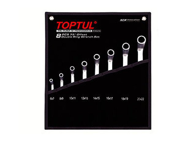 Набор ключей накидн. 6-32мм 12шт (черное полотно) TOPTUL (GPAI1202), фото 2