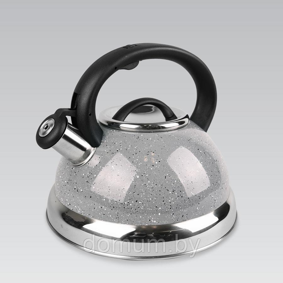 Чайник со свистком 3л Maestro MR-1313C (серый) - фото 1 - id-p182479743